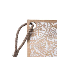 Frieze Wooden Carved Cutting Board with Resin Inlay 36x27cm