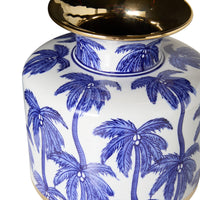 Celadon Sapphire Palm Vase 20cm