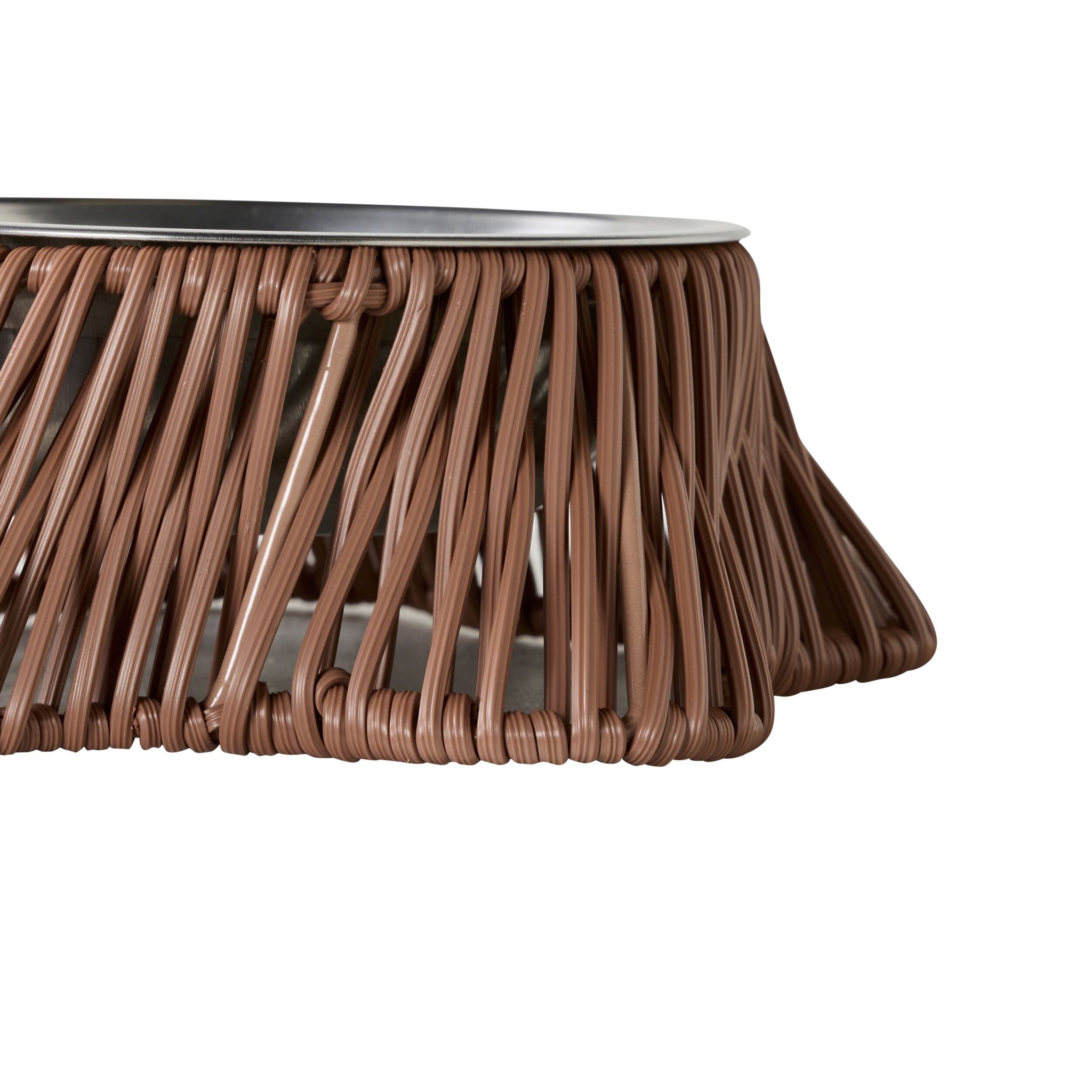 Sidney Woven Pet Bowl Clay