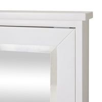 Liam Vanity Mirror Cabinet White 610x762mm