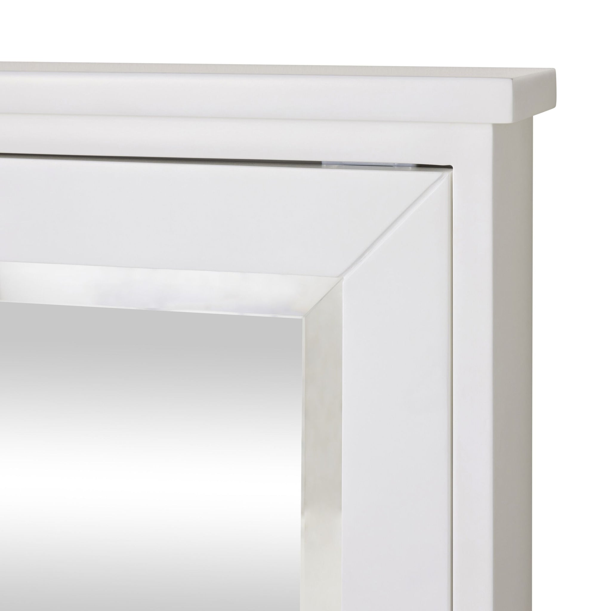 Liam Vanity Mirror Cabinet White 610x762mm