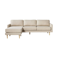 Boden 3 Seater Sofa with Reversible Chaise Amalfi Parchment