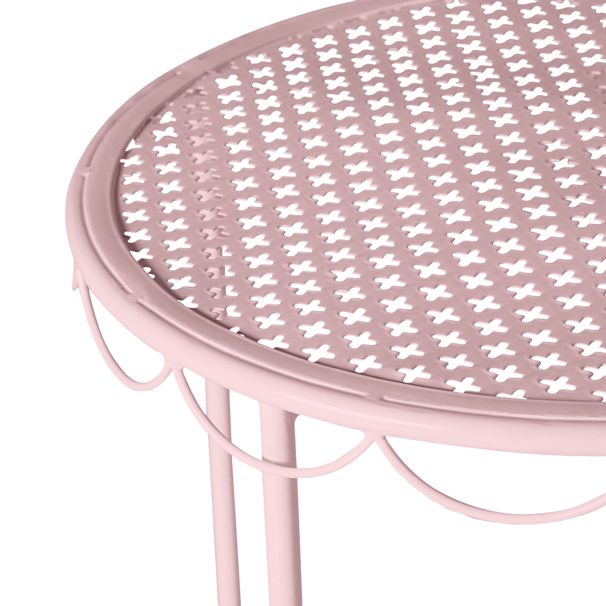 Bonnie Side Table 38cm Rose Pink