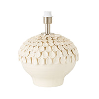Petra Table Lamp White Base Only 30x27cm