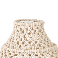 Julio Cotton Rope Pendant White 45x40cm - SHADE ONLY