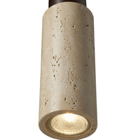 Rayla Travertine Pendant 7x21cm