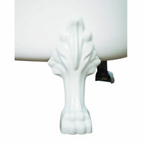 Alto White Bath 1520mm with White Feet Package