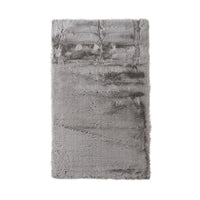 Faux Rabbit Fur Rug Silver 150x240cm