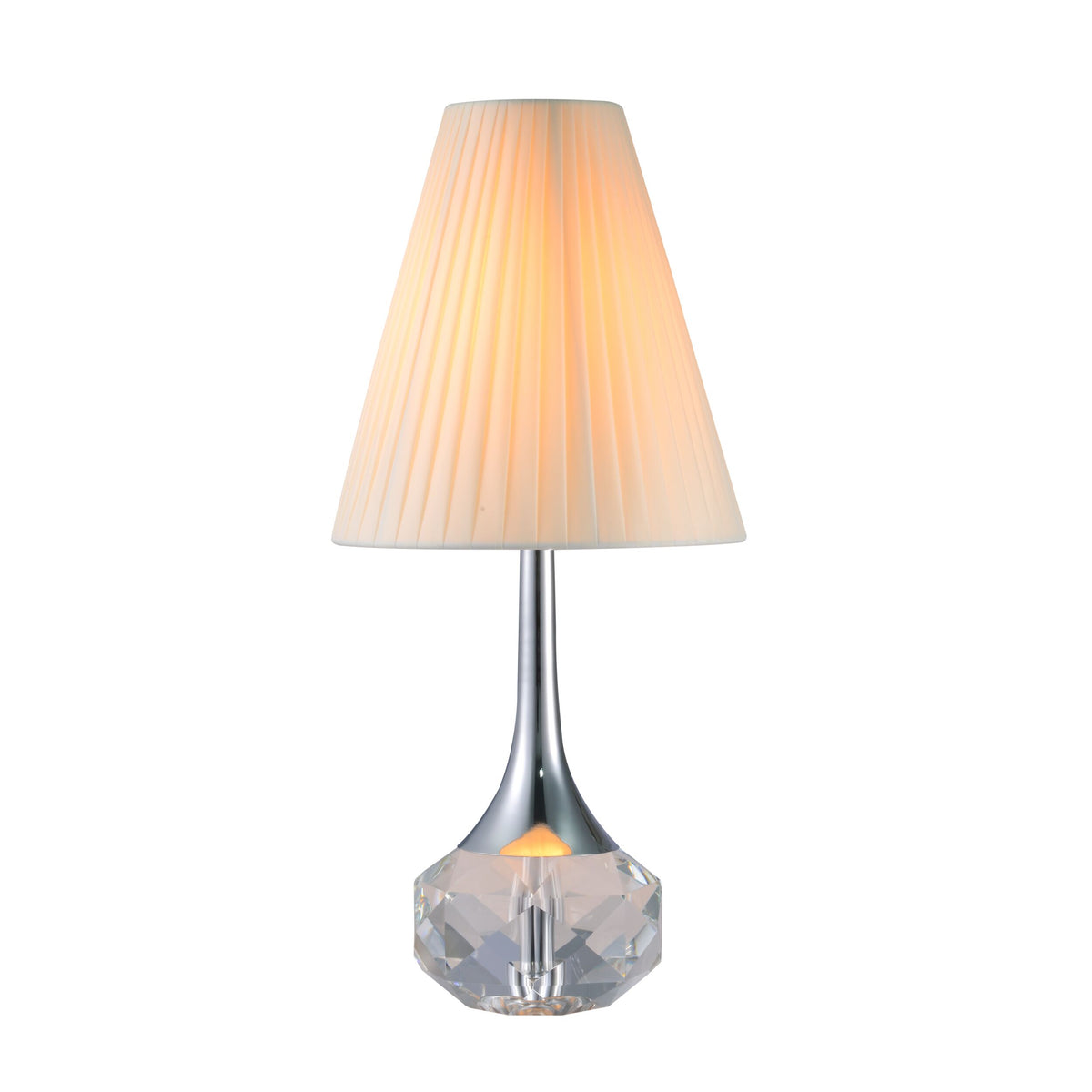 Monroe Chrome Table Lamp 50cm