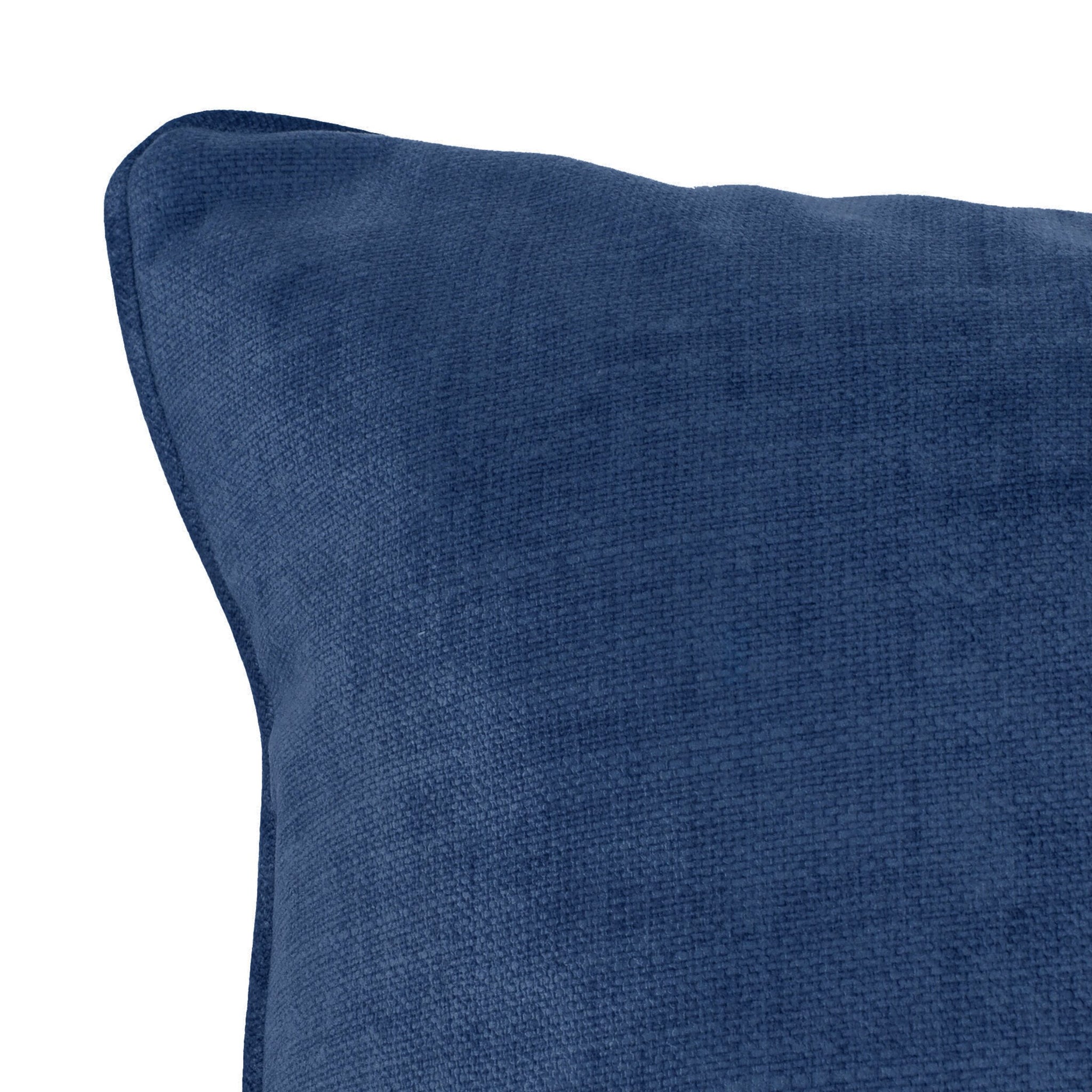 Lisette 3.5 Seater Velvet Sofa Celeste Indigo