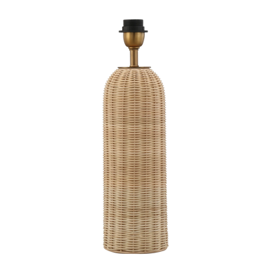 Marina Rattan Table Lamp Base 12.5x12.5x35cm