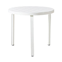 Kace Outdoor Side Table 50cm White