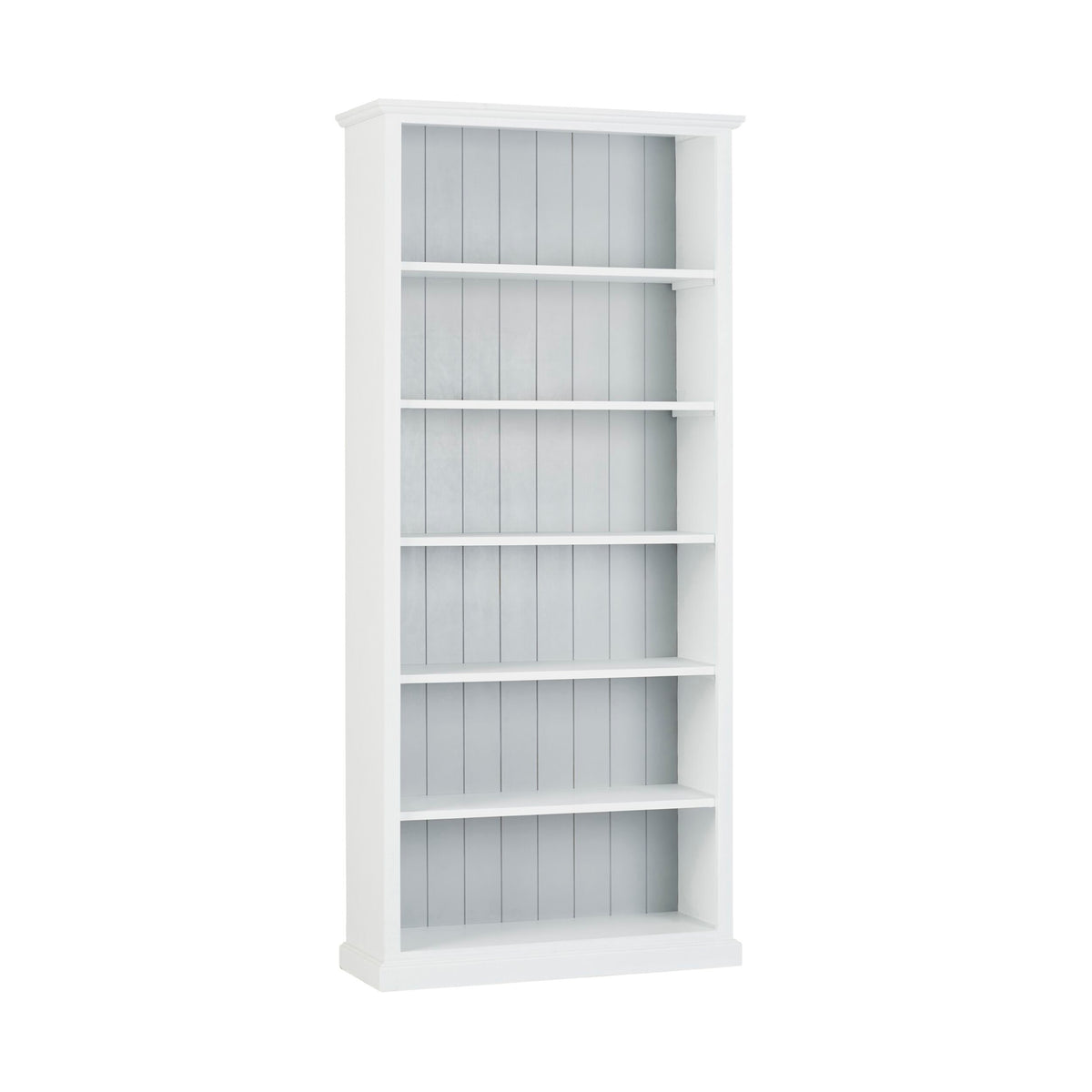 Armand Tall Bookcase 210 x 95cm White