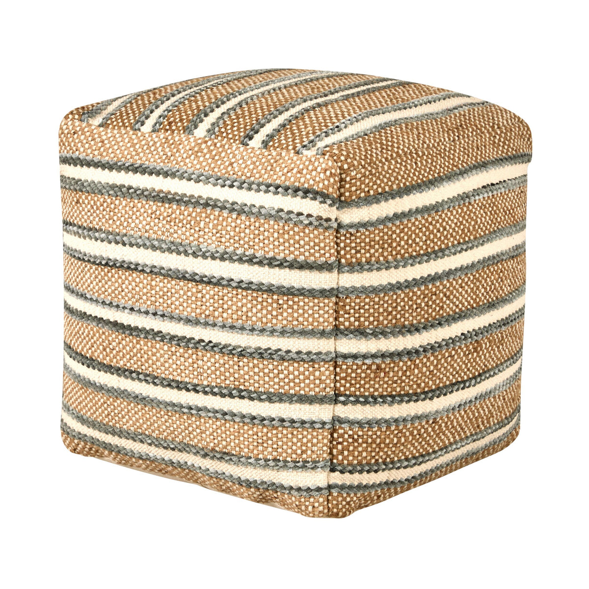 Tide Stripe Pouf