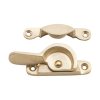 6668 Sash Fastener Narrow Satin Brass L69xW17mm