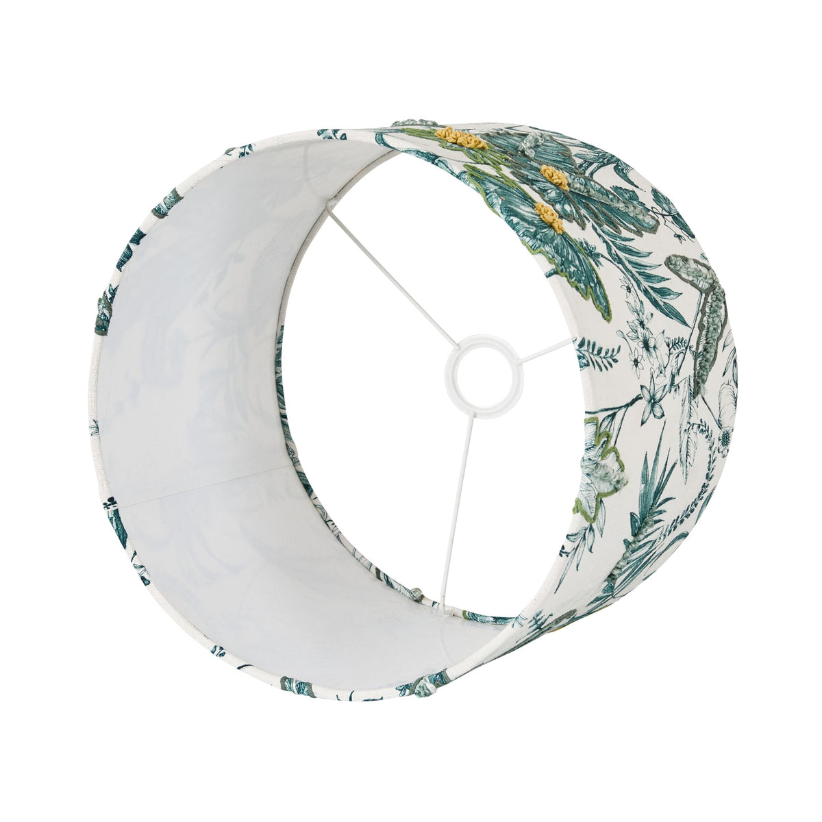 Embroidered Bloom Shade Green 35cm