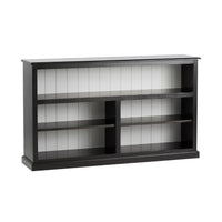 Armand Lowline Bookcase 90 x 155cm Black