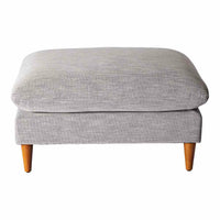 Easton Fabric Ottoman Flint Grey