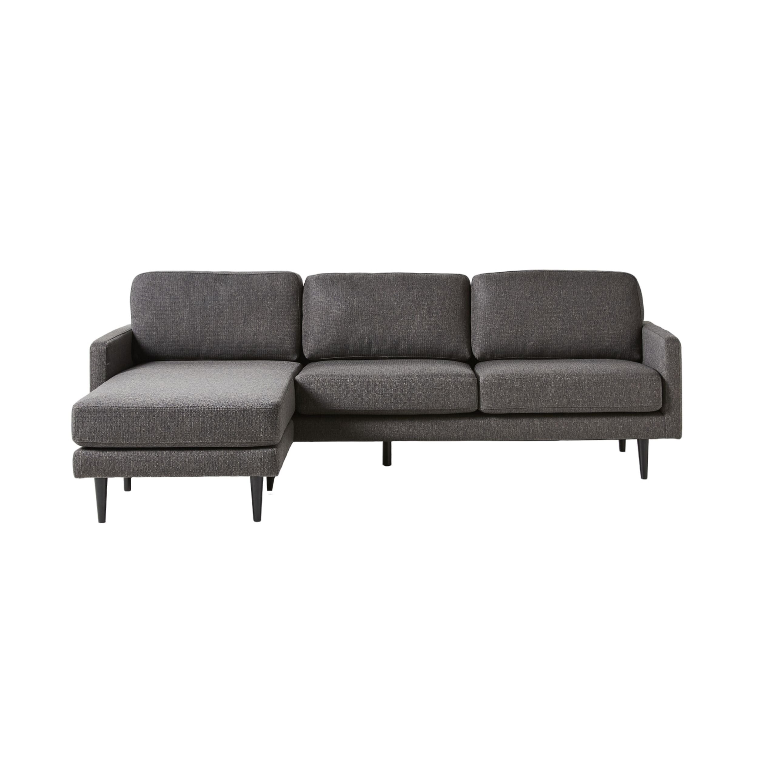 Boden 3 Seater Sofa with Reversible Chaise Amalfi Charcoal