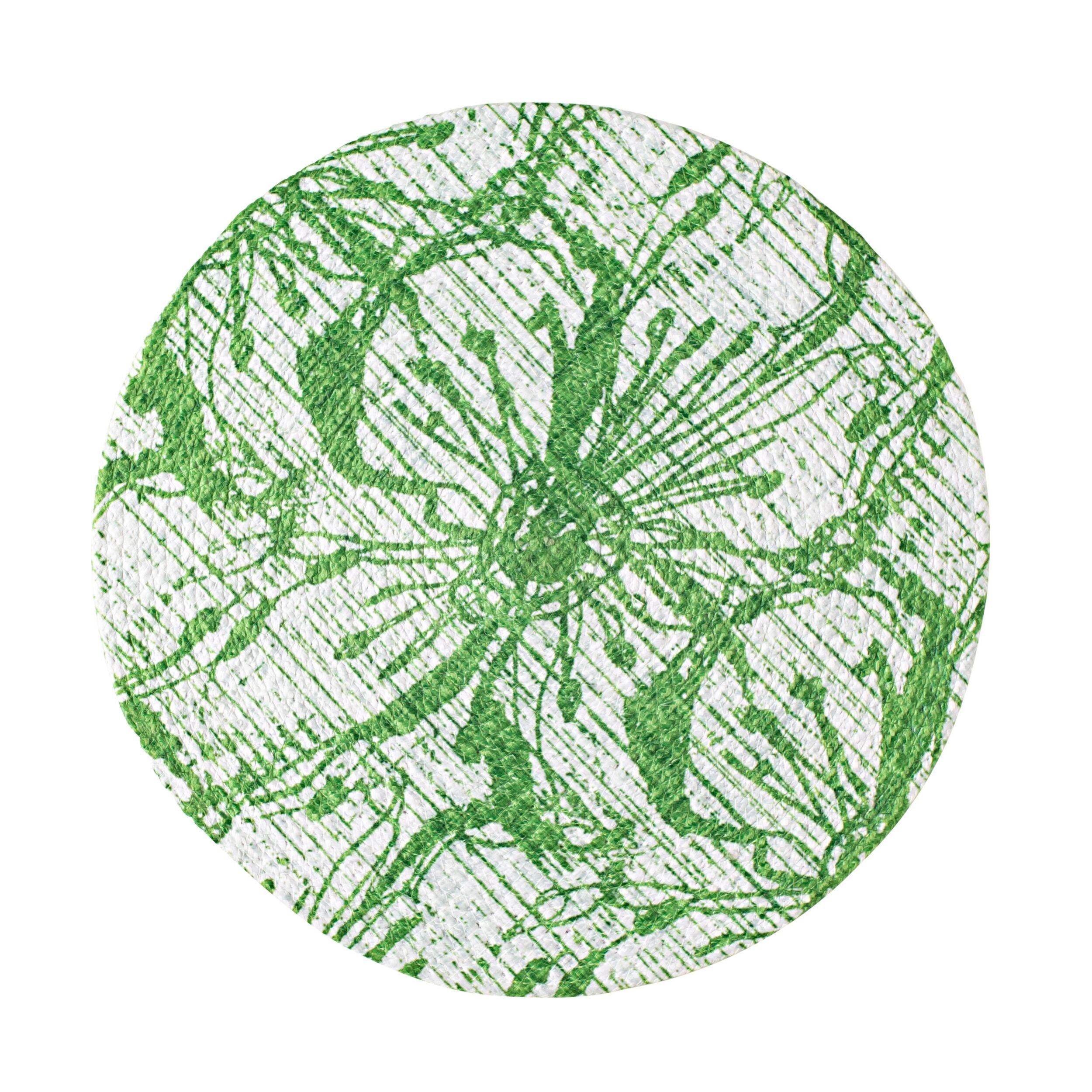 Aruba Green Flower Placemat 38cm