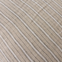 Antibes Stripe Linen Cushion Natural 50x50cm