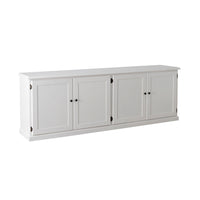 Armand 4 door Library Base 240 x 83cm White