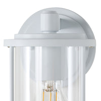 Dover 1 Light Exterior Wall Bracket White