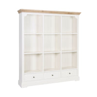 Clover 3 Drawer Library Shelving Unit 193 x 170cm