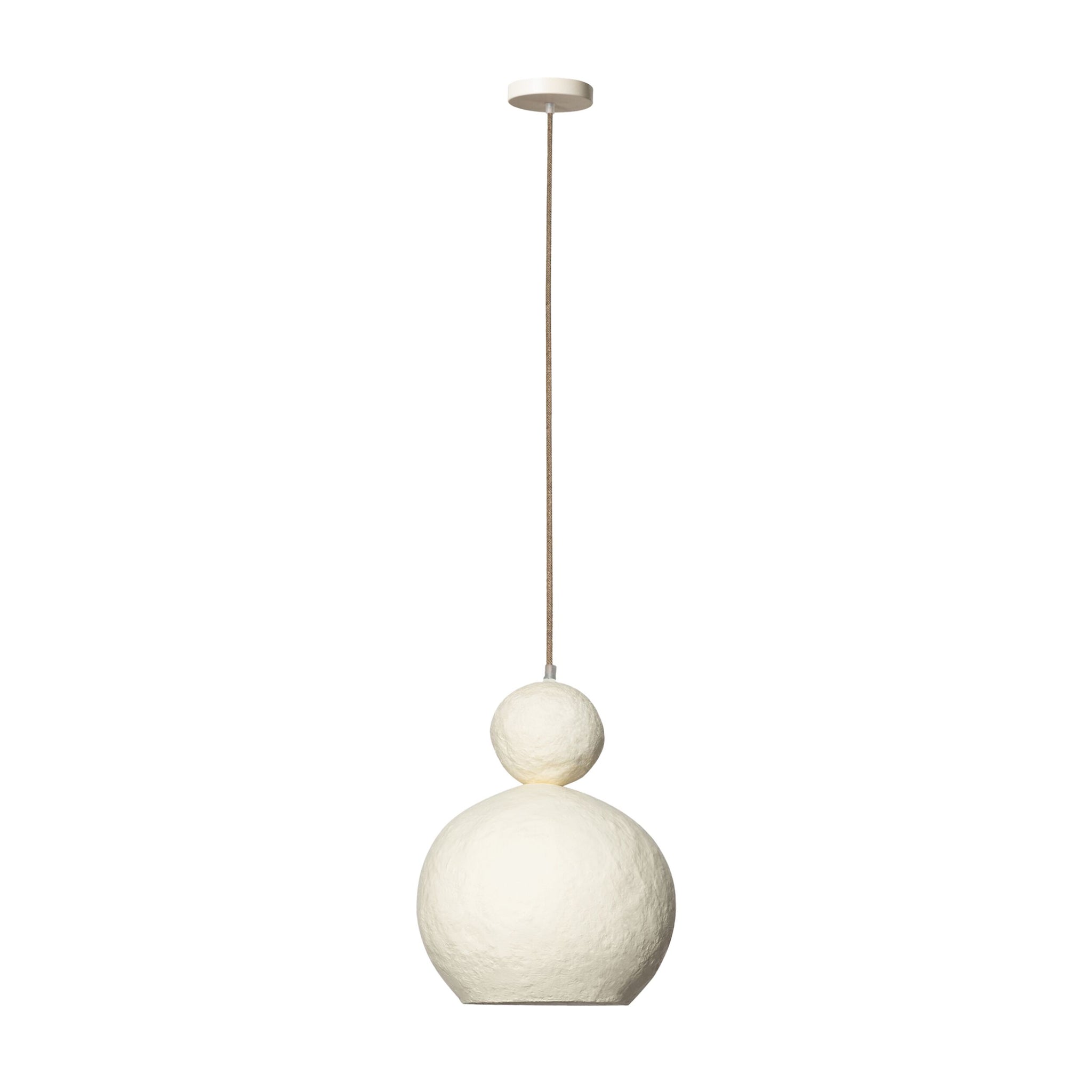 Esme Pendant Antique White 25x25x35cm