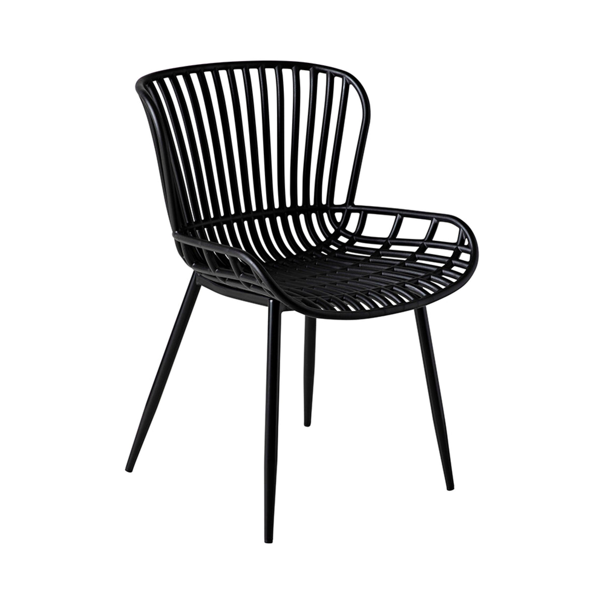 Lini Outdoor Dining Chair Black – Early Settler NZ