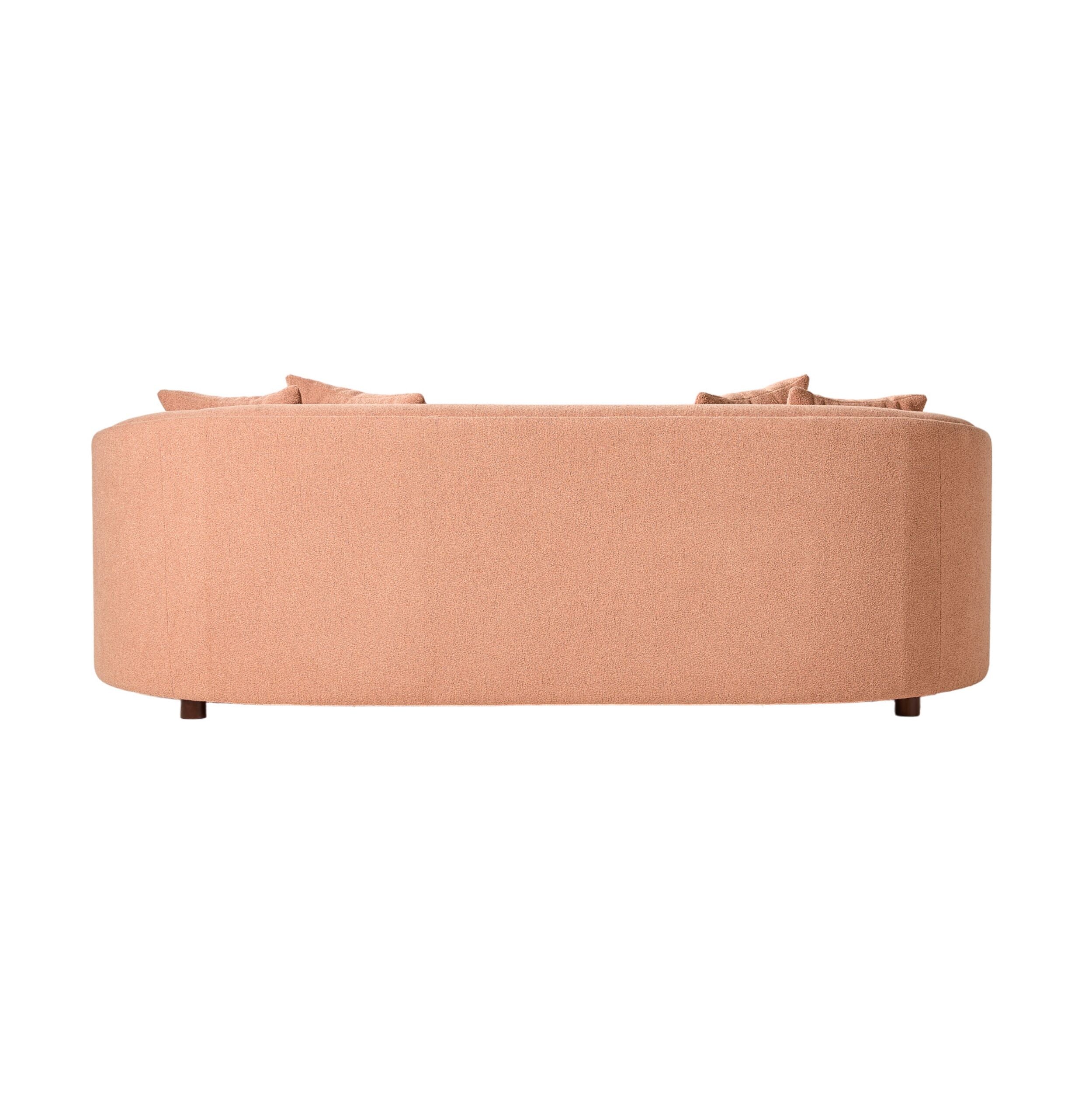 Alessa 3 Seater Sofa Luna Powder Pink