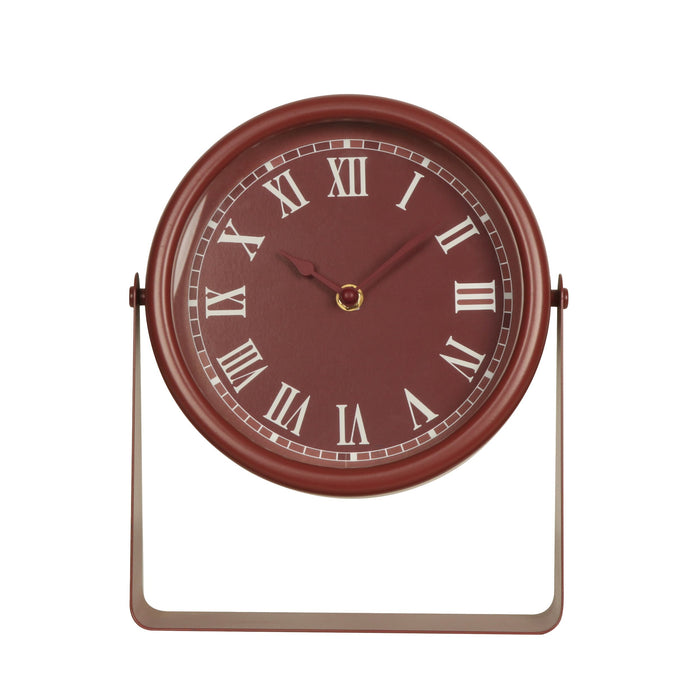 Spectrum Mantel Clock Dark Rouge