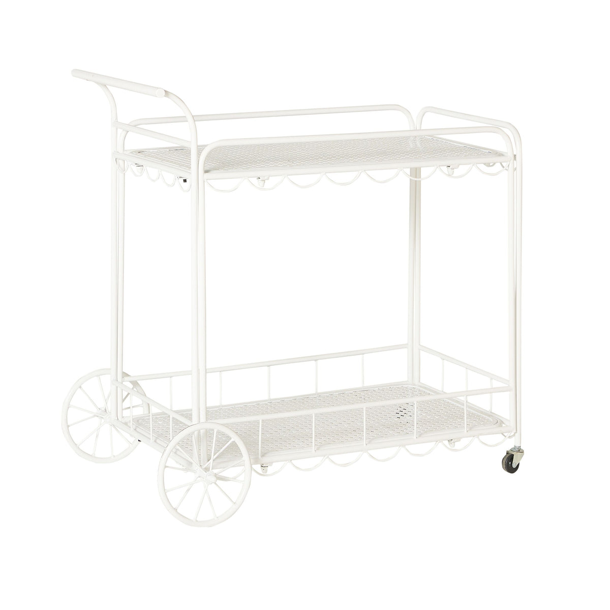 Bonnie Trolley White 87x57x55cm