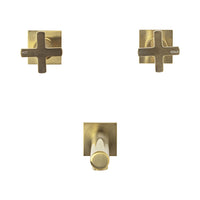 Kason Bath Set Brushed Brass