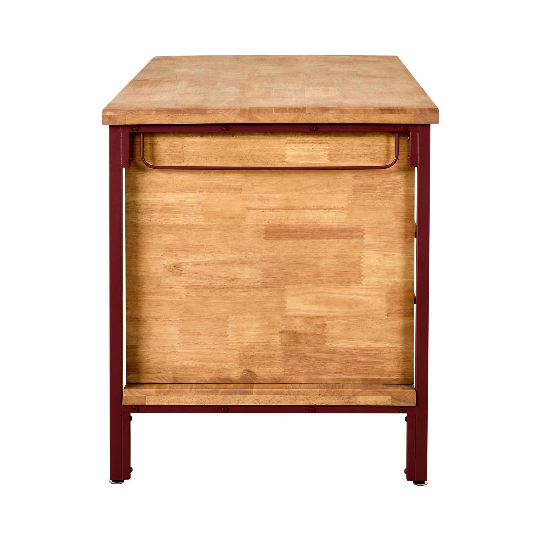 Reeva Kitchen Island Bench Sangria 180cm