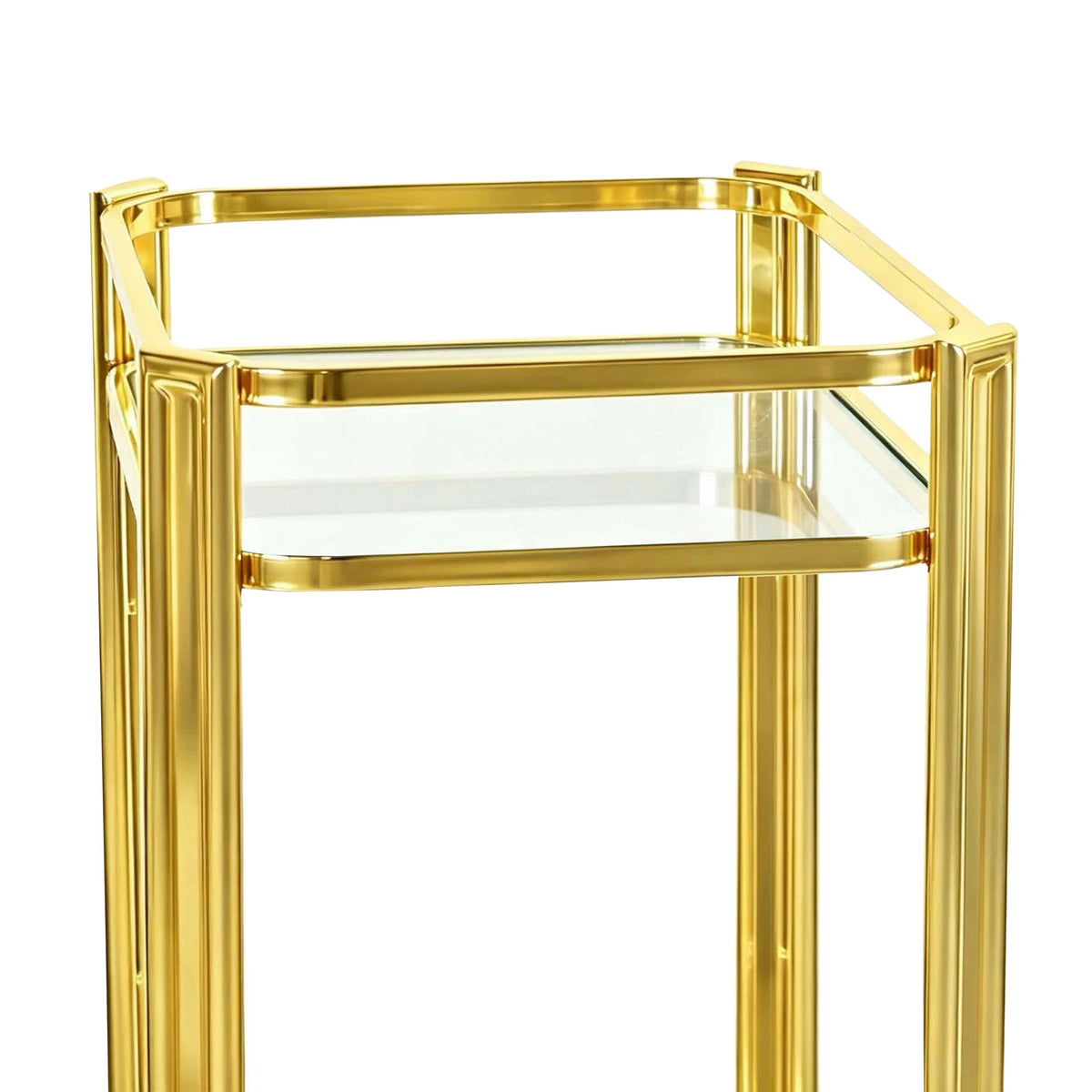 Goldwell Slimline Plated Bar Cart