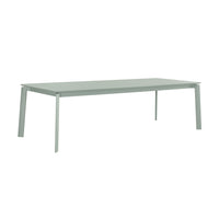 Santana Aluminium Dining Table 260cm (Extends to 370cm) Steely Green