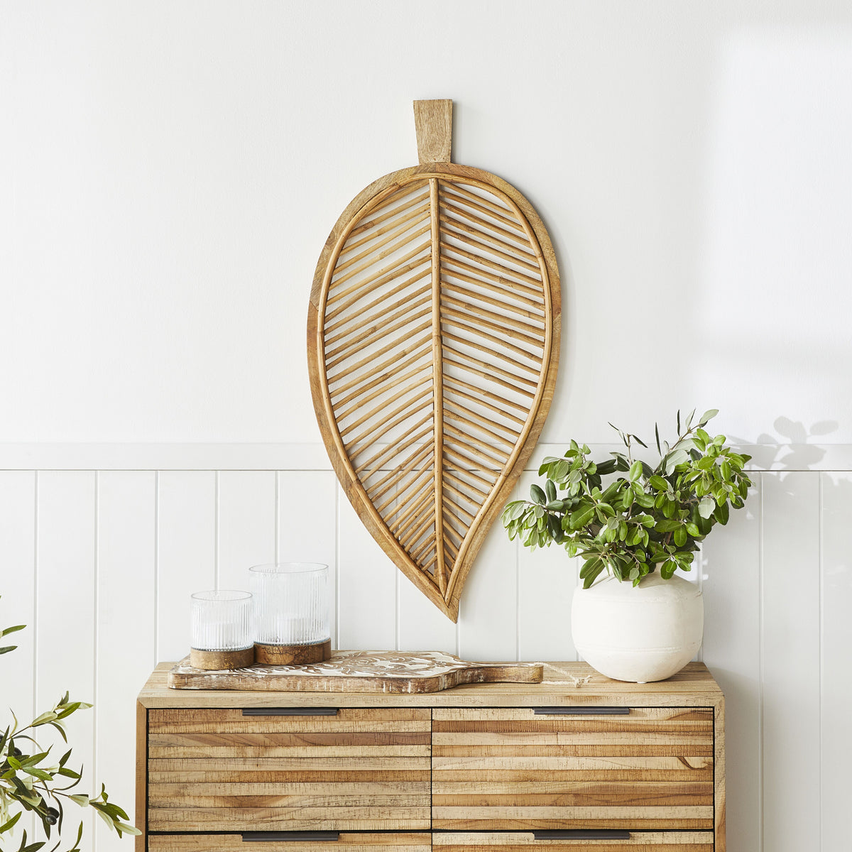 Bamboo Leaf Wall Hanging Small – Early Settler NZ