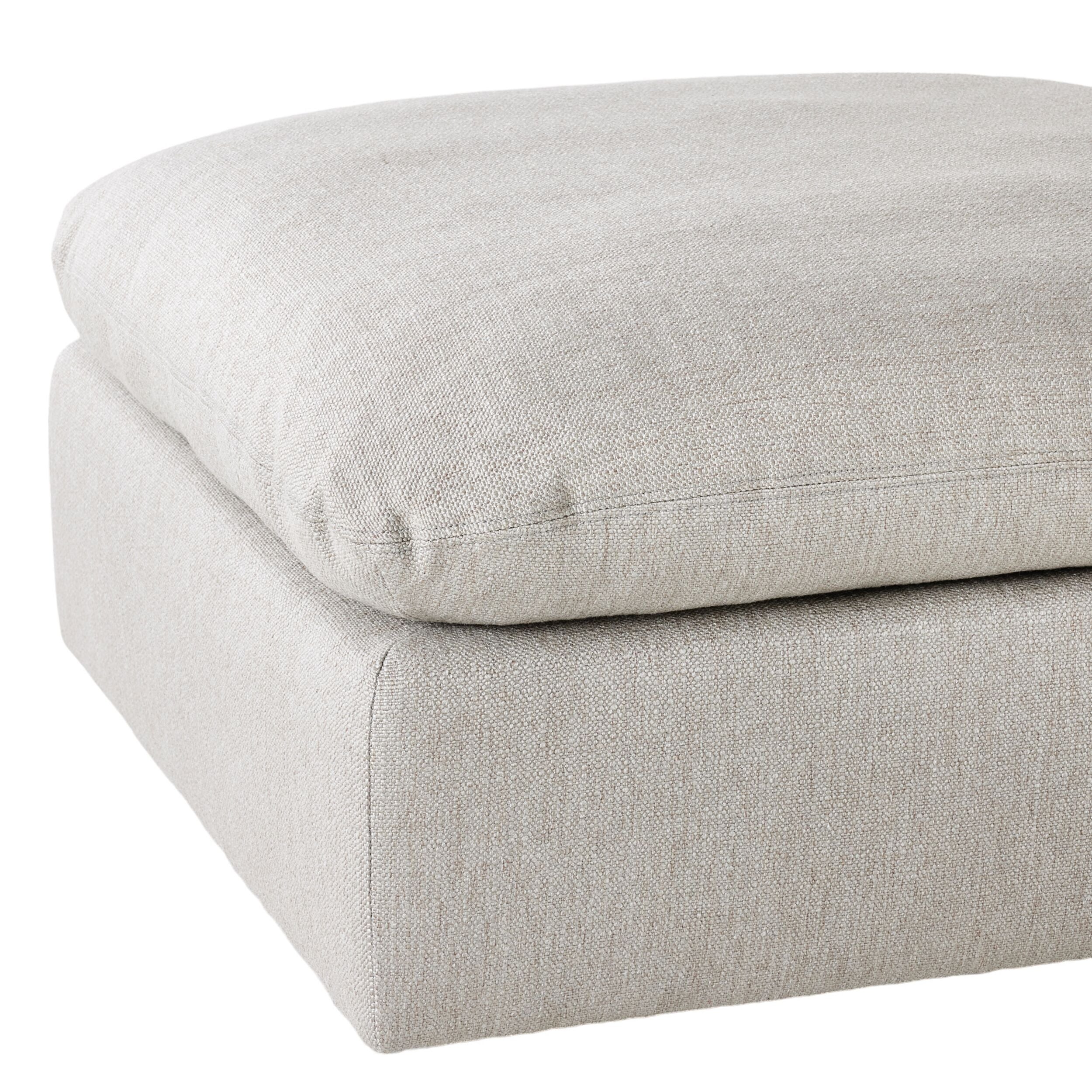 Darcie Ottoman Amalfi Silver