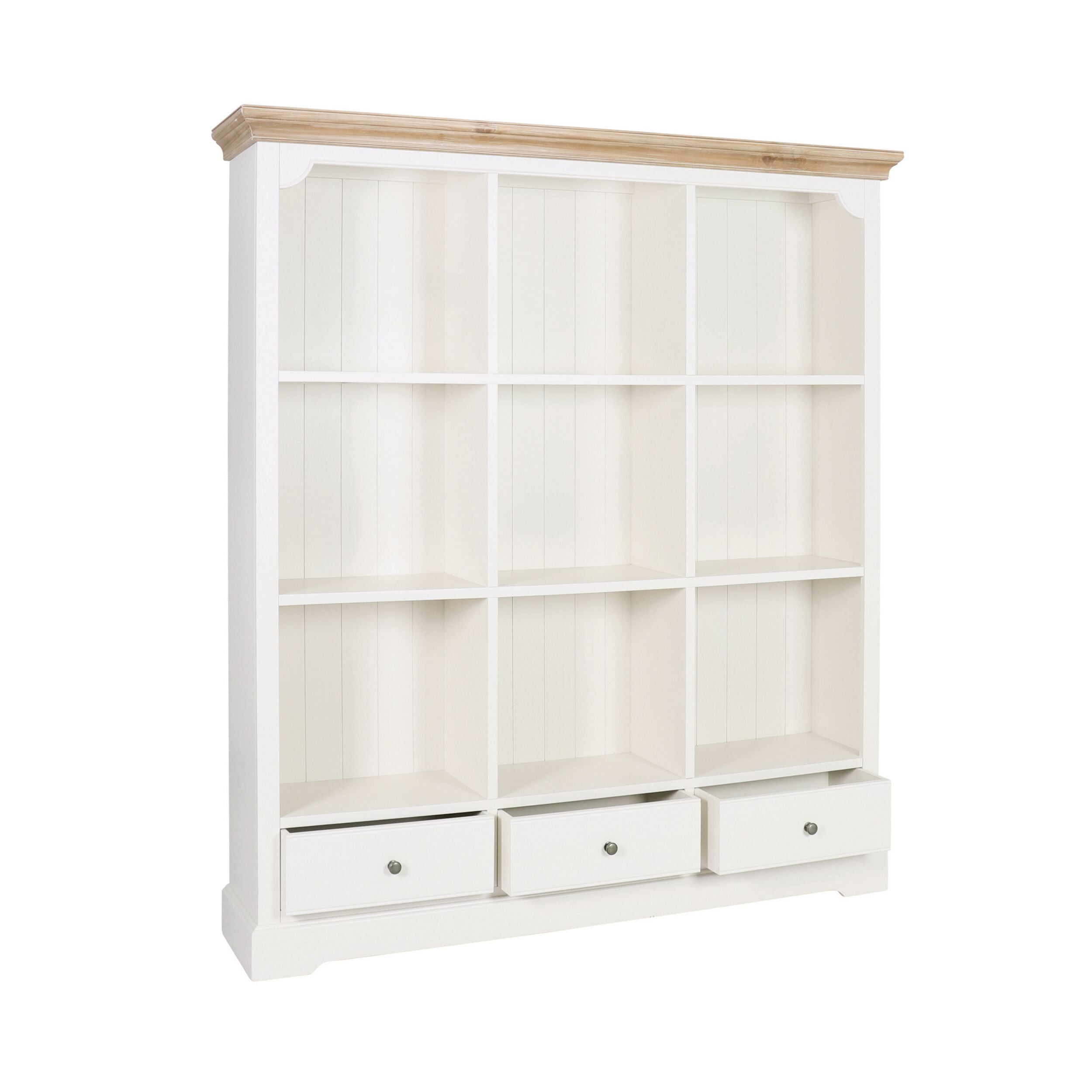 Clover 3 Drawer Library Shelving Unit 193 x 170cm