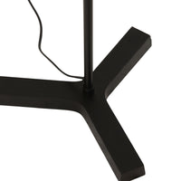Rowan Matt Black Metal Floor Lamp Base 29x29x117cm