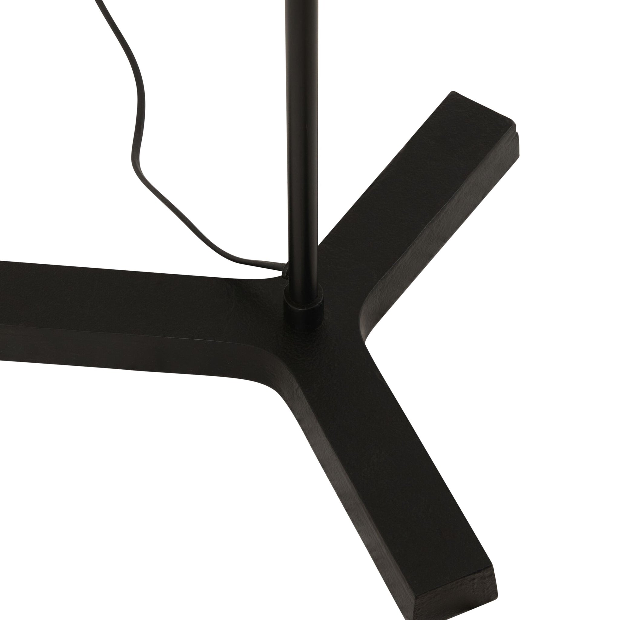 Rowan Matt Black Metal Floor Lamp Base 29x29x117cm