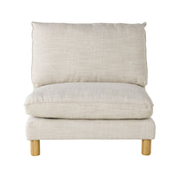 Whitehaven Armless Modular Chair Eden Natural