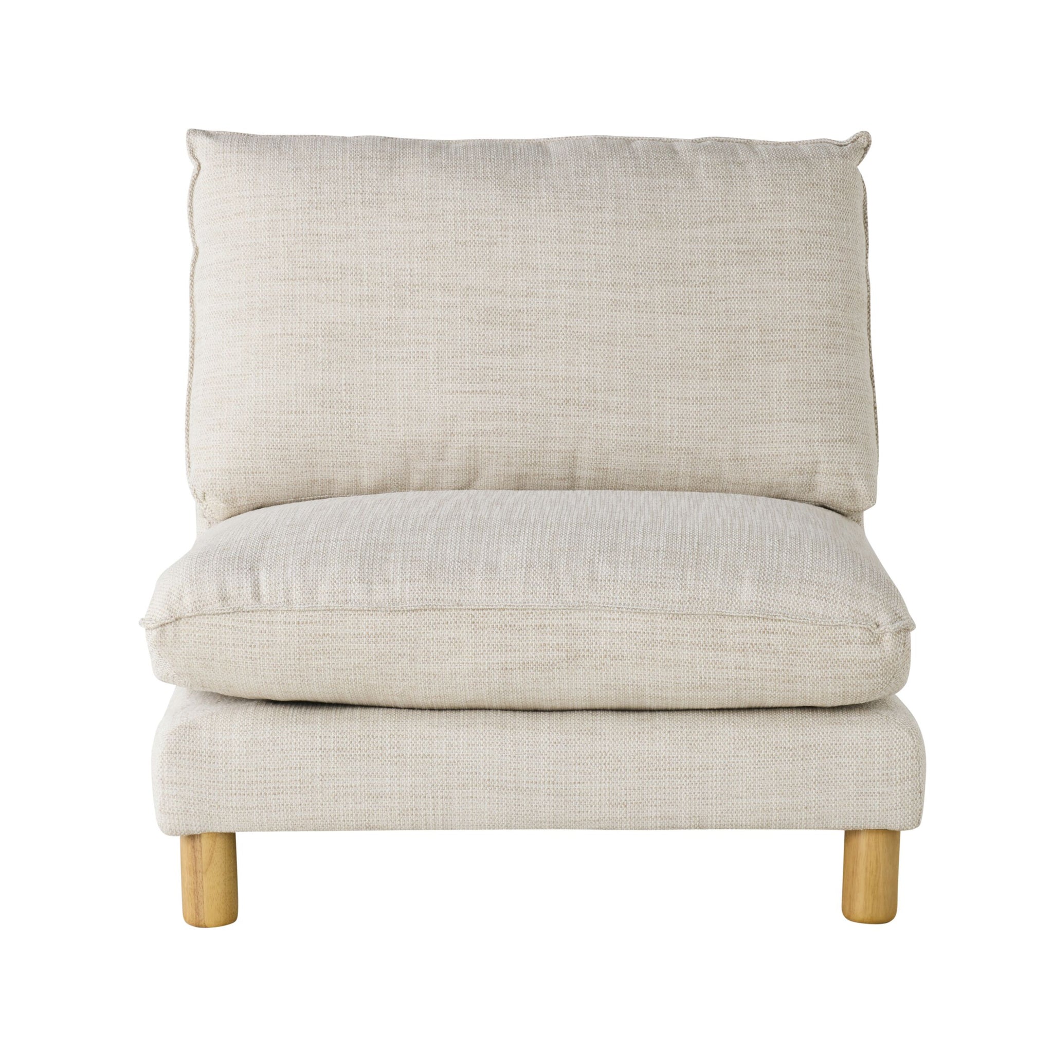 Whitehaven Armless Modular Chair Eden Natural