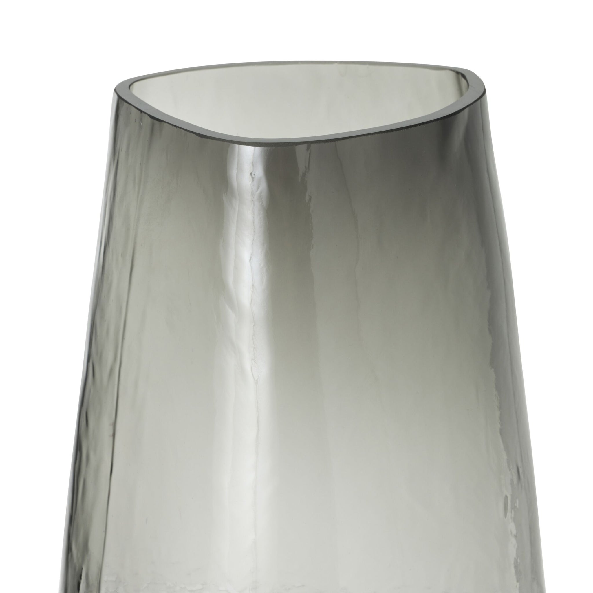 Hazy Glass Vase Smoke Large