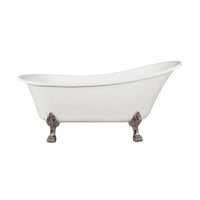 Alto White Bath 1520mm with Chrome Feet Package