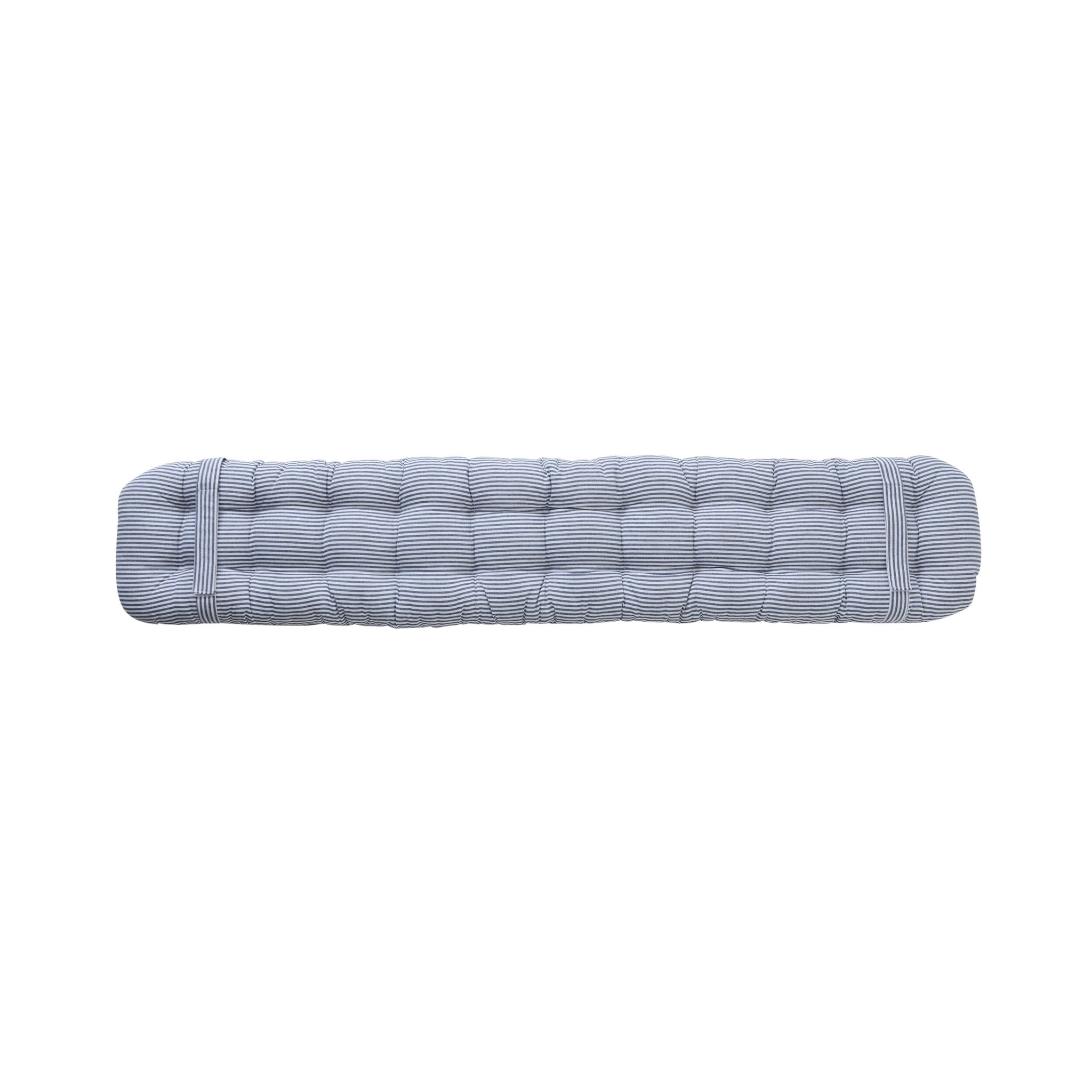 Marais Bench Seat Cushion 180cm Navy Stripe