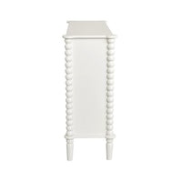 Maisie Small Bookcase White 90x80 cm