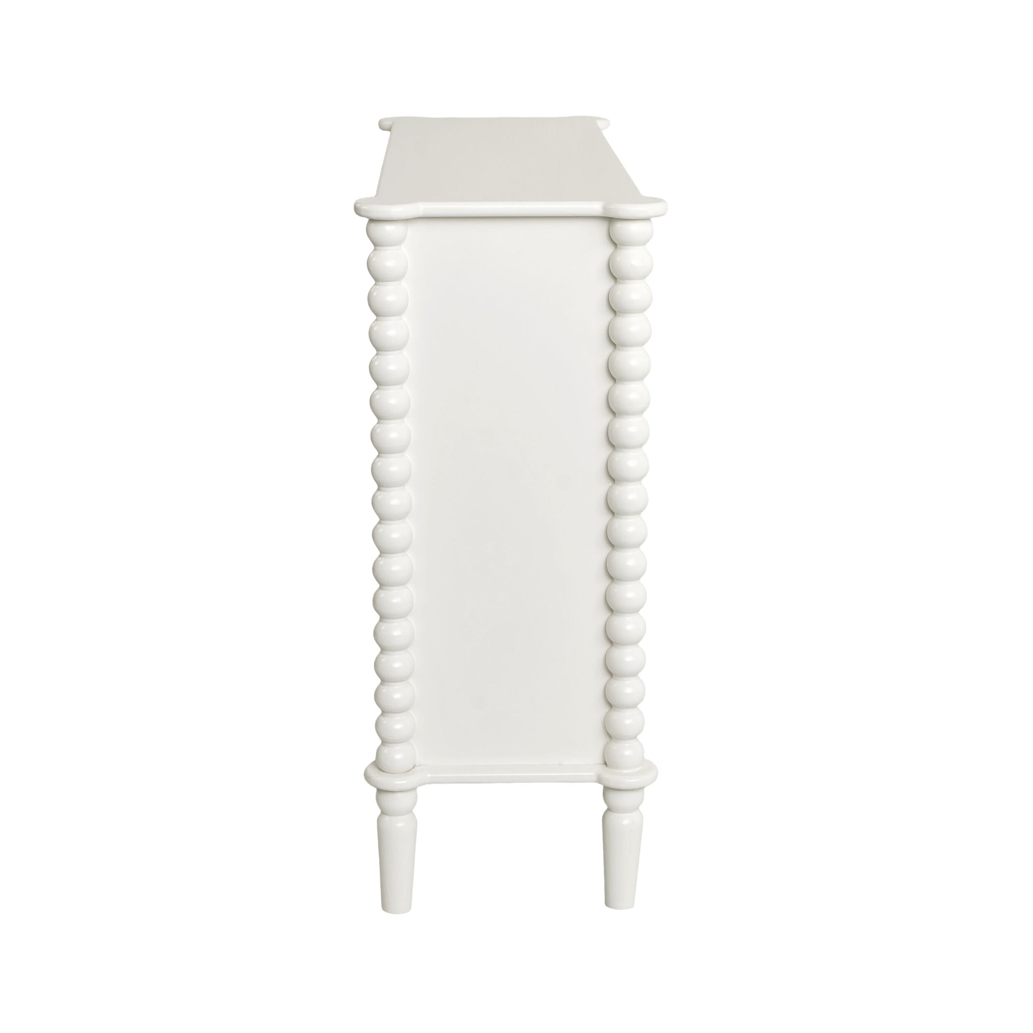 Maisie Small Bookcase White 90x80 cm
