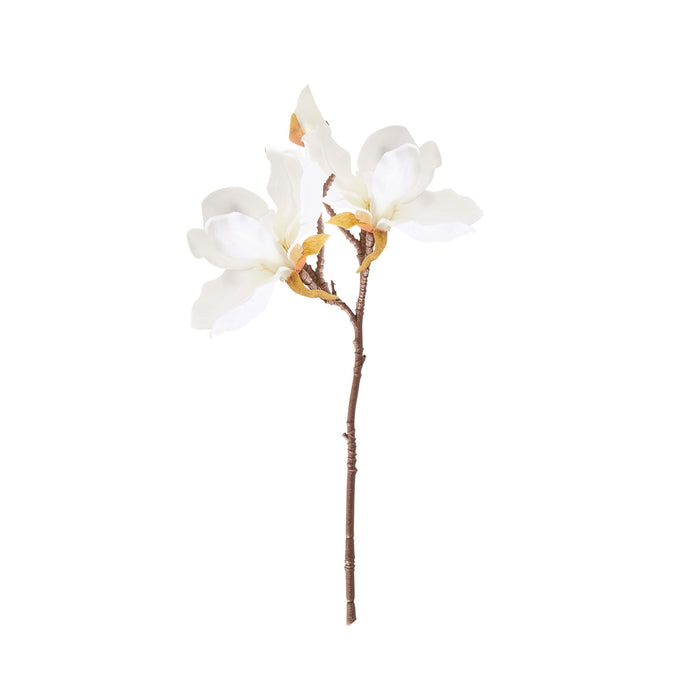 Bloomery Magnolia Stem White 41cm